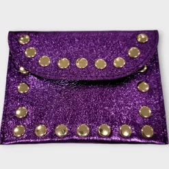 Sale HippieChic Porte Monnaie Rivet Noir