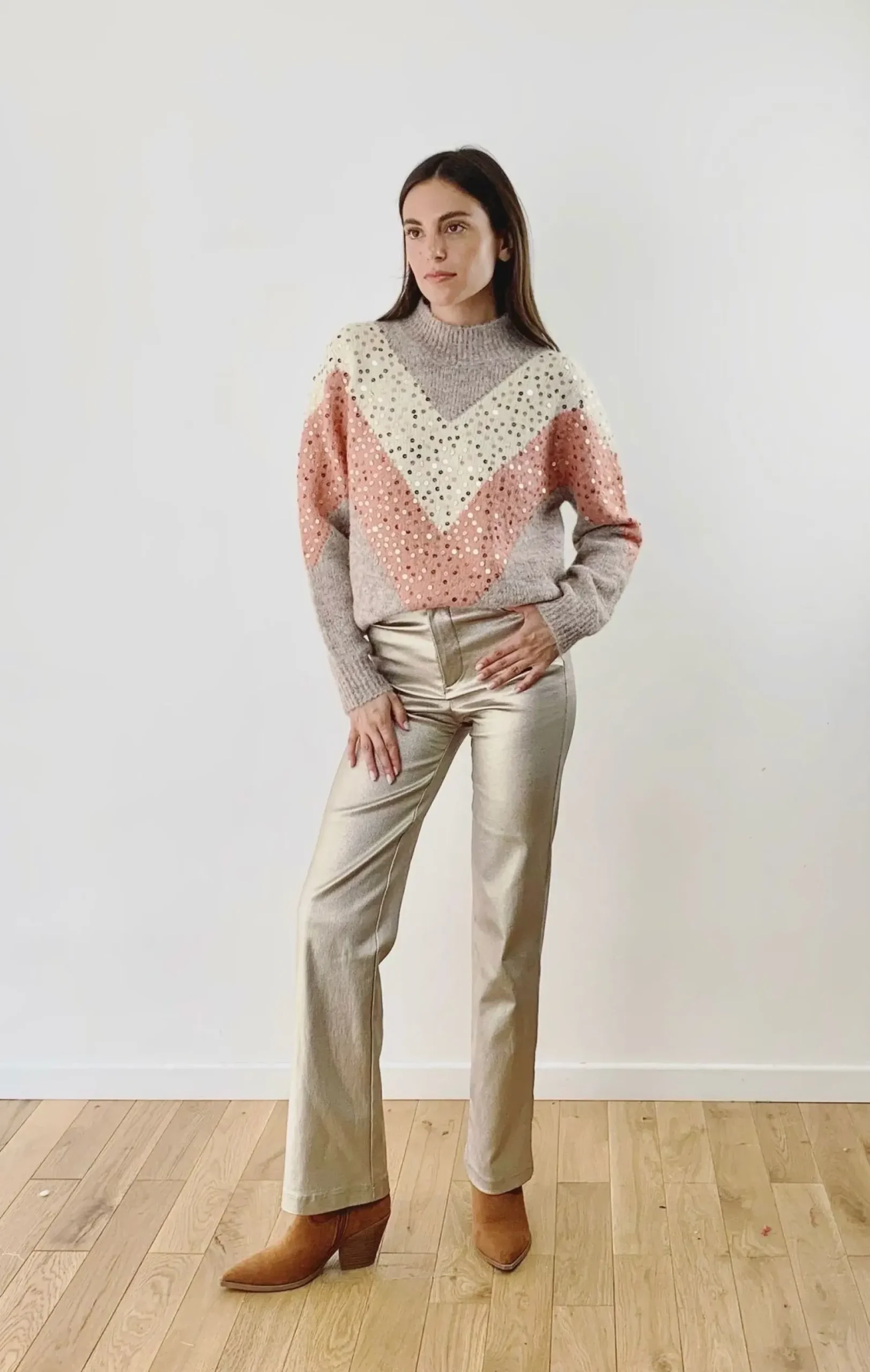 Shop HippieChic Pull à Paillettes en Laine