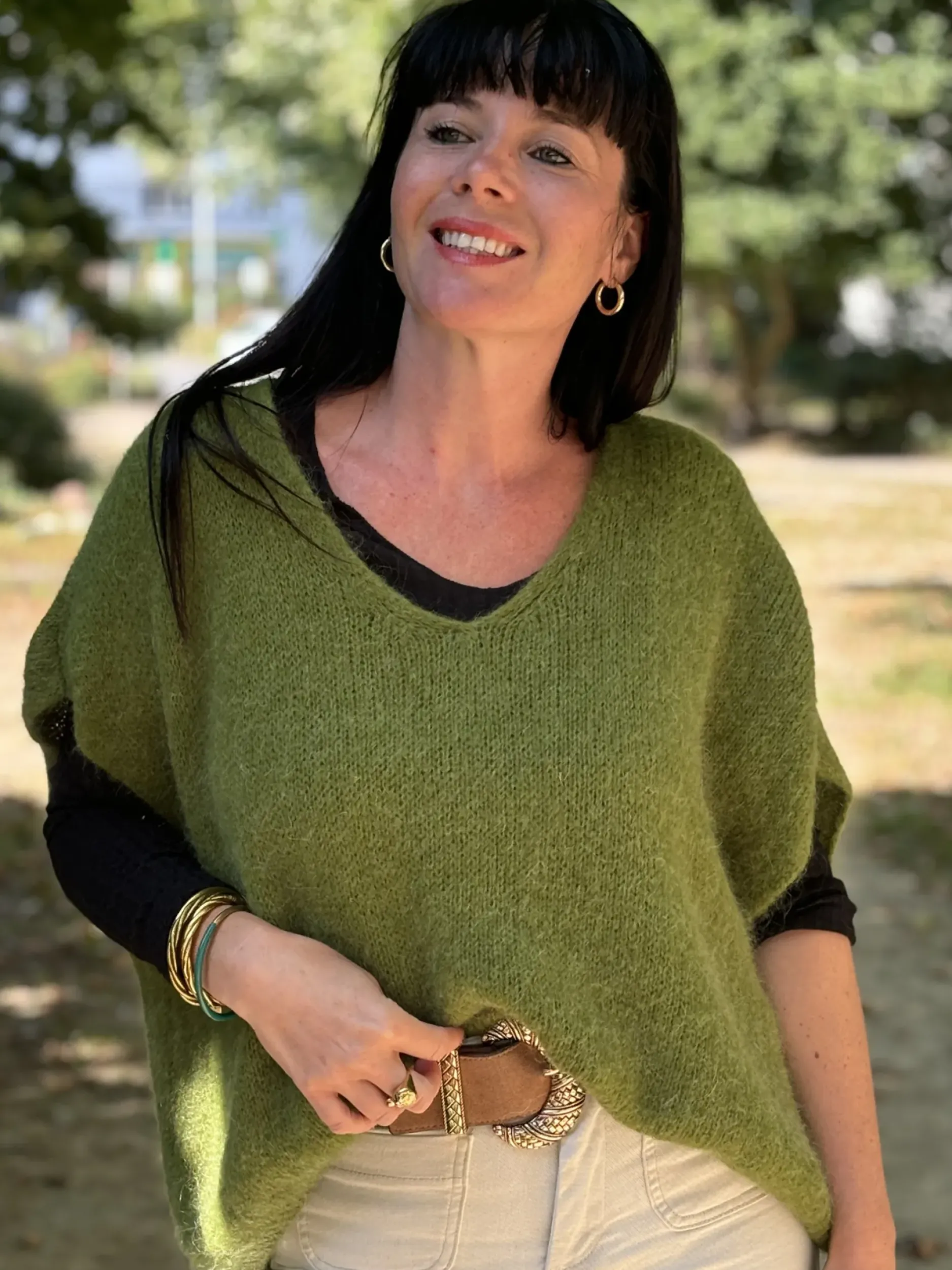 Sale HippieChic Pull Allegra Marine