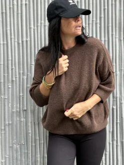 Clearance HippieChic Pull Alpaga Col Rond