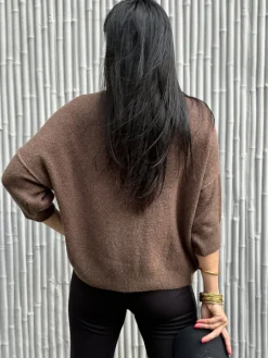 Clearance HippieChic Pull Alpaga Col Rond