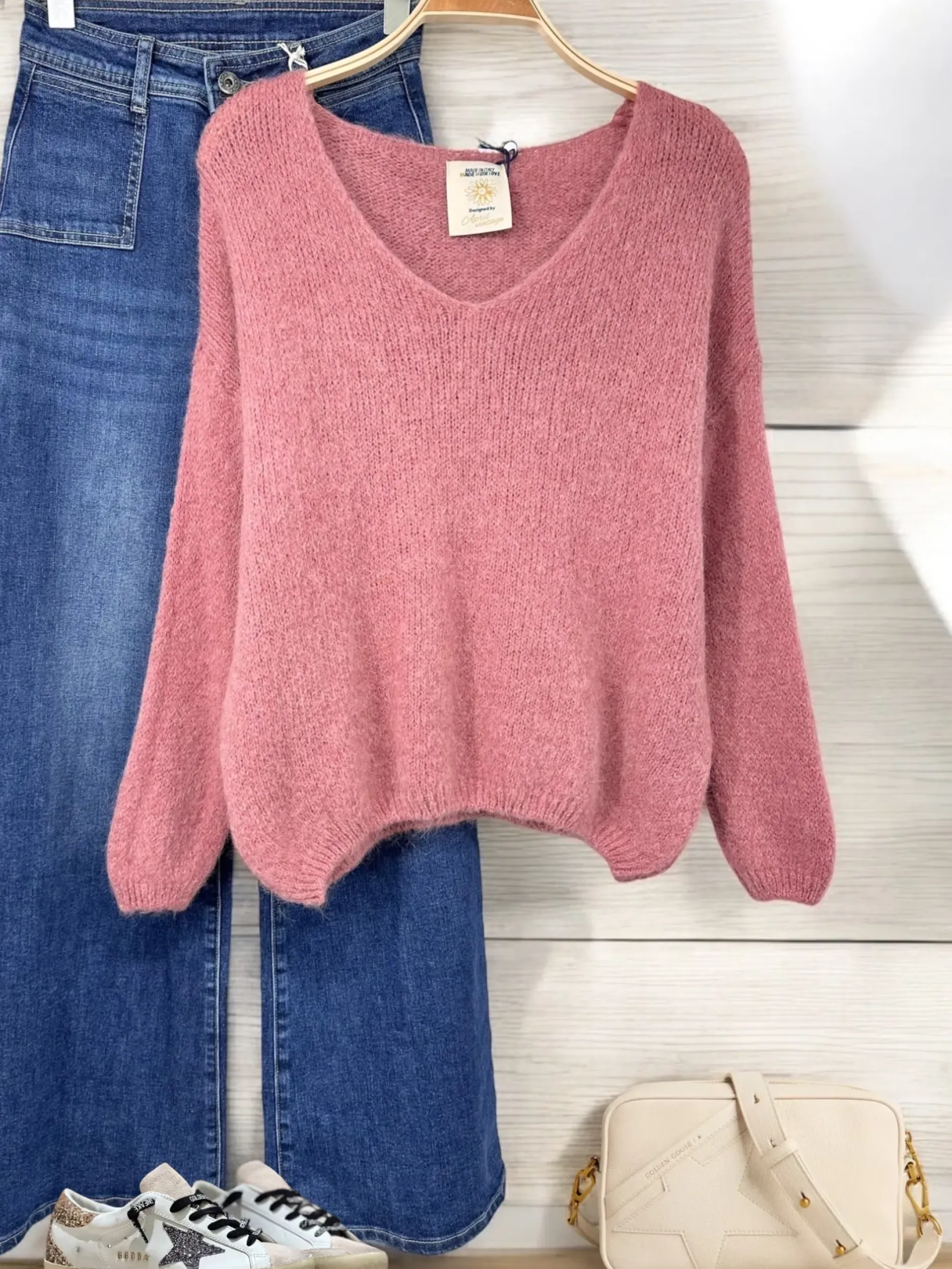 Shop HippieChic Pull Alpaga Floriane