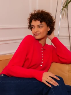 Clearance HippieChic Pull Boutonné Mora