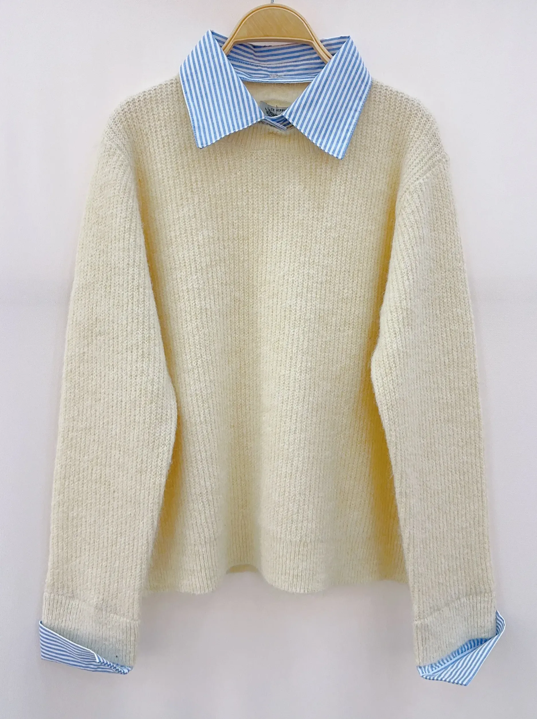 Store HippieChic Pull Chemise Rayé