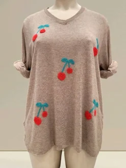 Hot HippieChic Pull Cherry du 44 au 50