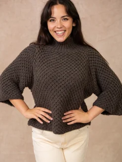 Hot HippieChic Pull Col Cheminée Elina