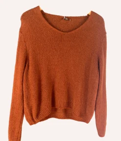 Online HippieChic Pull en Alpaga Nola Terracotta