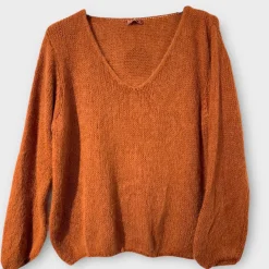 Online HippieChic Pull en Alpaga Nola Terracotta