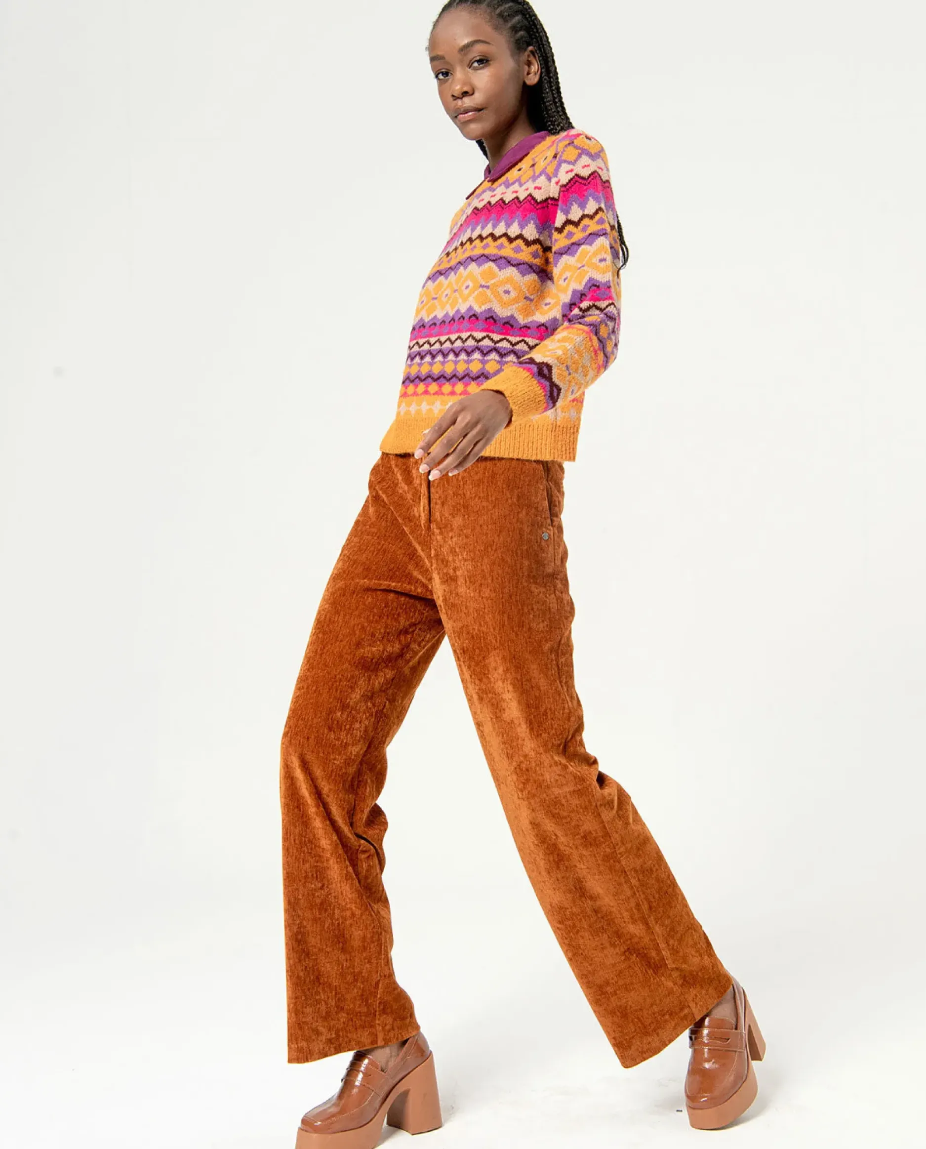 Hot HippieChic Pull en Jersey Jacquard