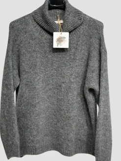 Online HippieChic Pull en Laine Mohair Col Roulé