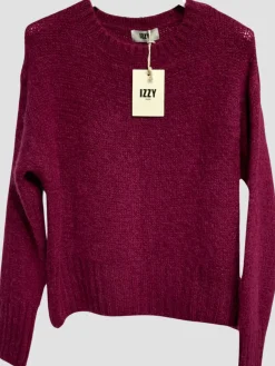 Online HippieChic Pull en Mohair Col Rond Écru