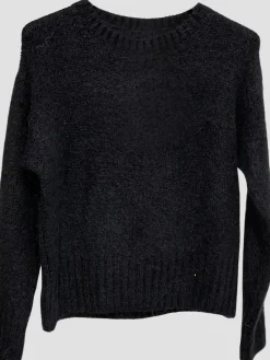 Online HippieChic Pull en Mohair Col Rond Écru