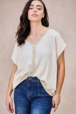 Best Sale HippieChic Pull Maille Fine Lurex