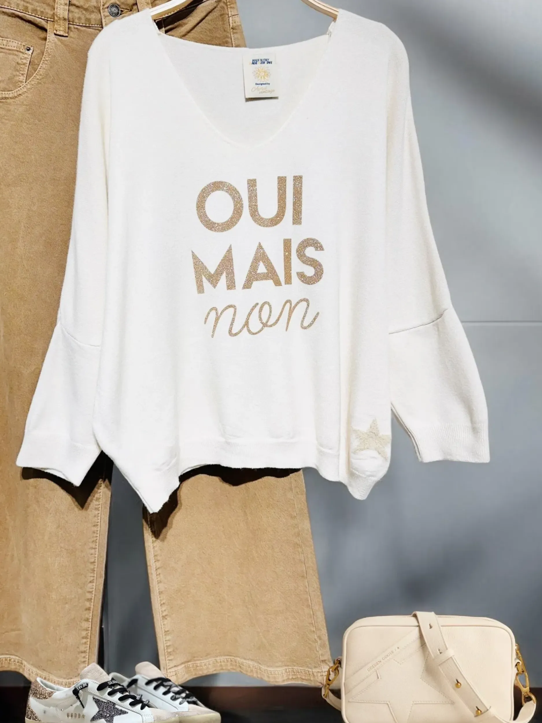 Flash Sale HippieChic Pull Oui mais Non