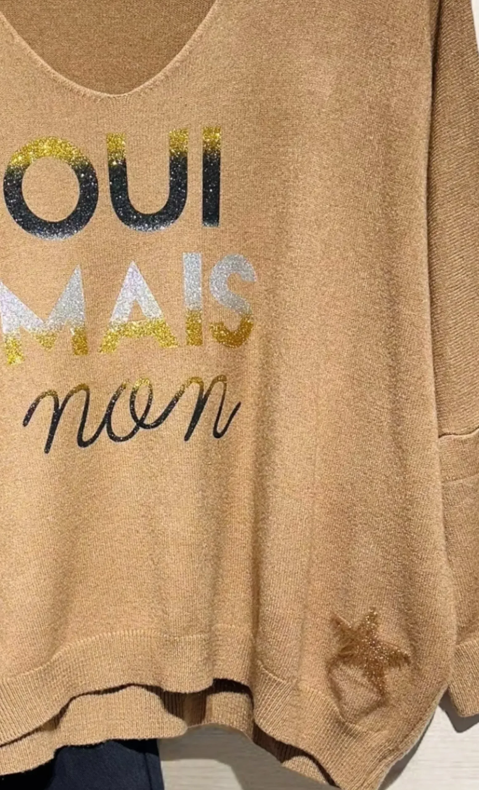 Flash Sale HippieChic Pull Oui mais Non