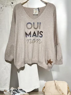 Flash Sale HippieChic Pull Oui mais Non