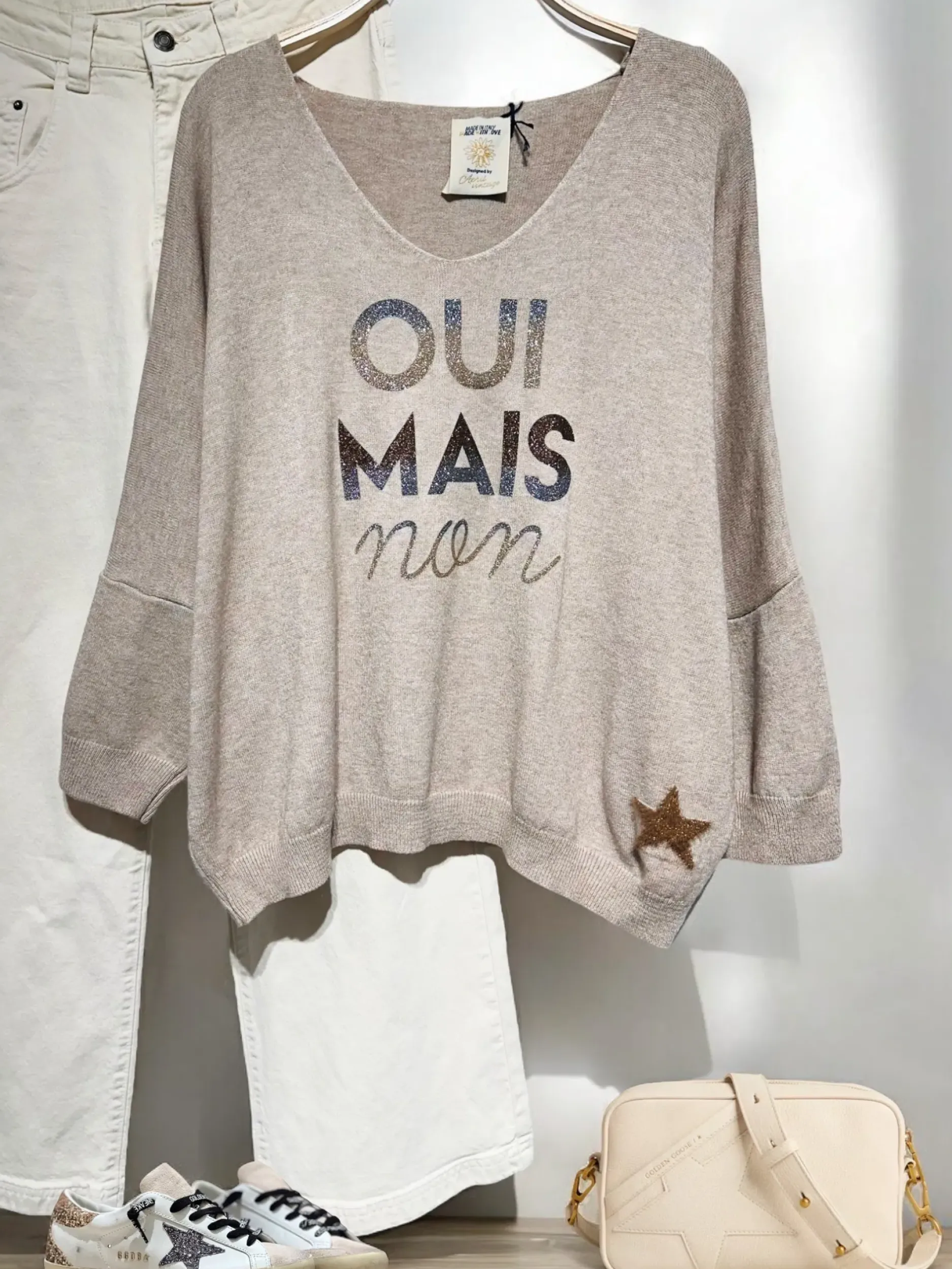 Flash Sale HippieChic Pull Oui mais Non