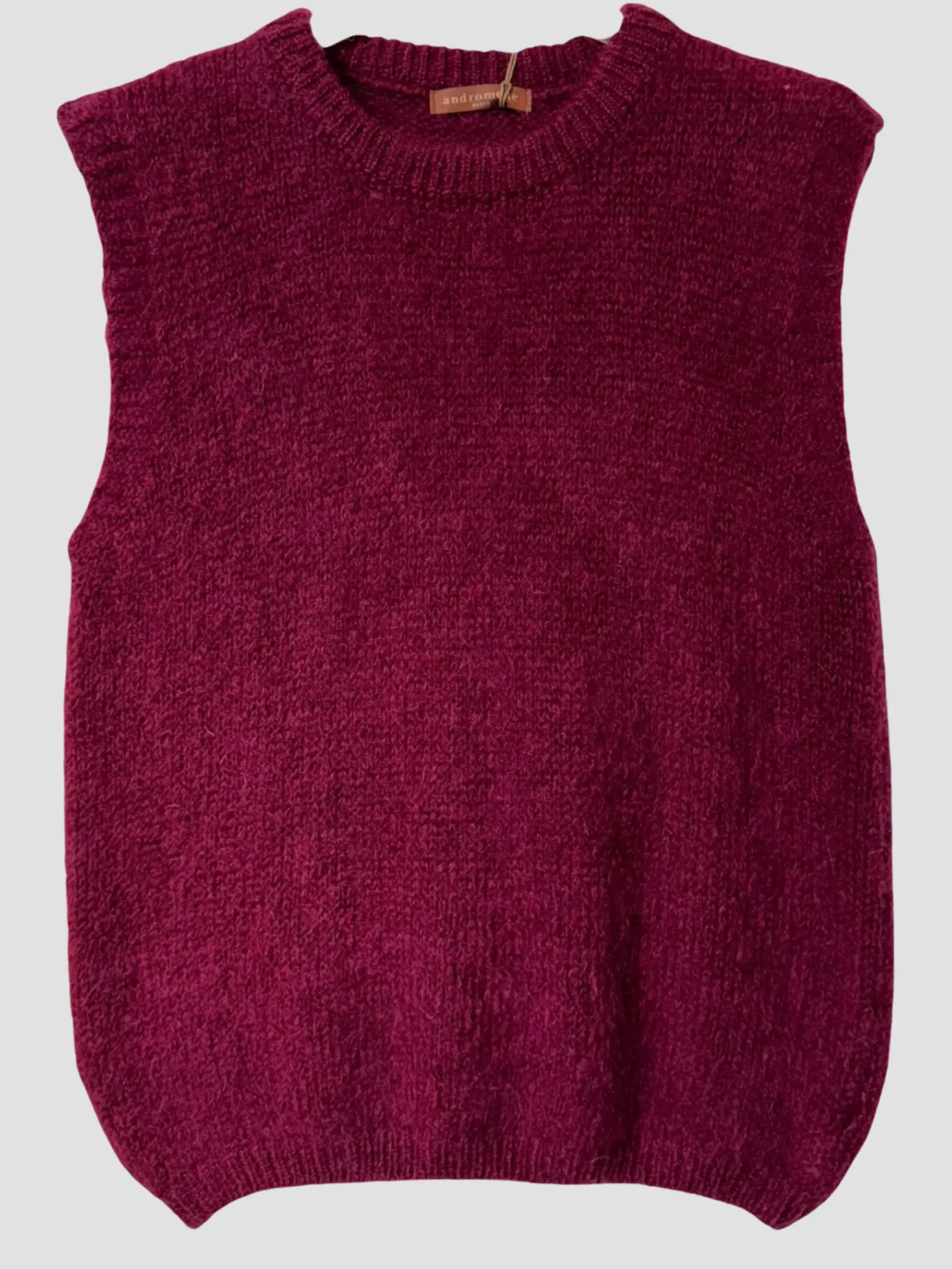 Cheap HippieChic Pull sans Manches Bords Côtelé