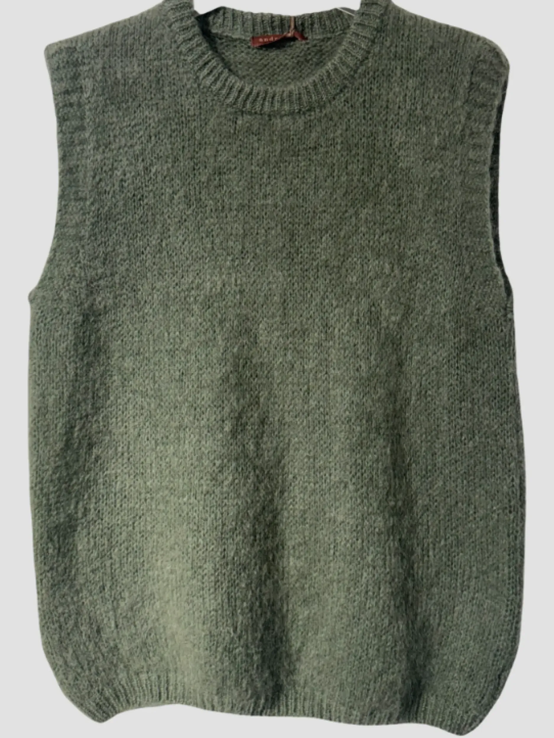 Cheap HippieChic Pull sans Manches Bords Côtelé