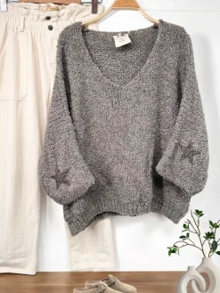 Cheap HippieChic Pull Star Doudou Blanc