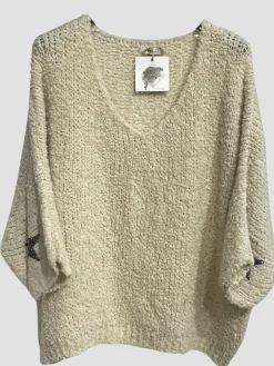 Cheap HippieChic Pull Star Doudou Blanc