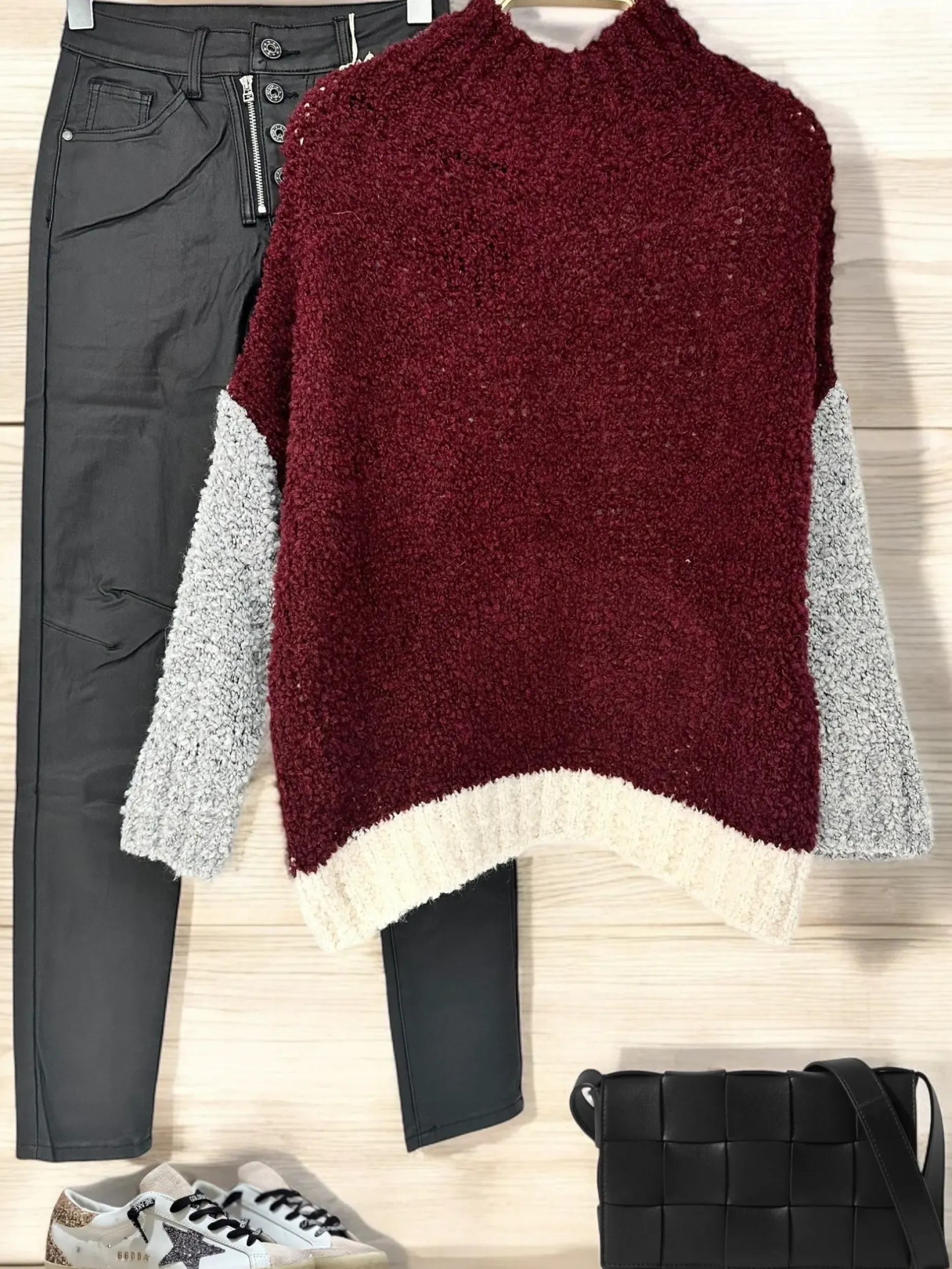 Hot HippieChic Pull Tricolore Doudou