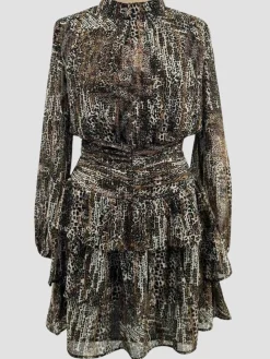 Outlet HippieChic Robe Courte Léopard