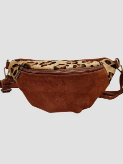 Best HippieChic Sac Banane en Cuir Léopard