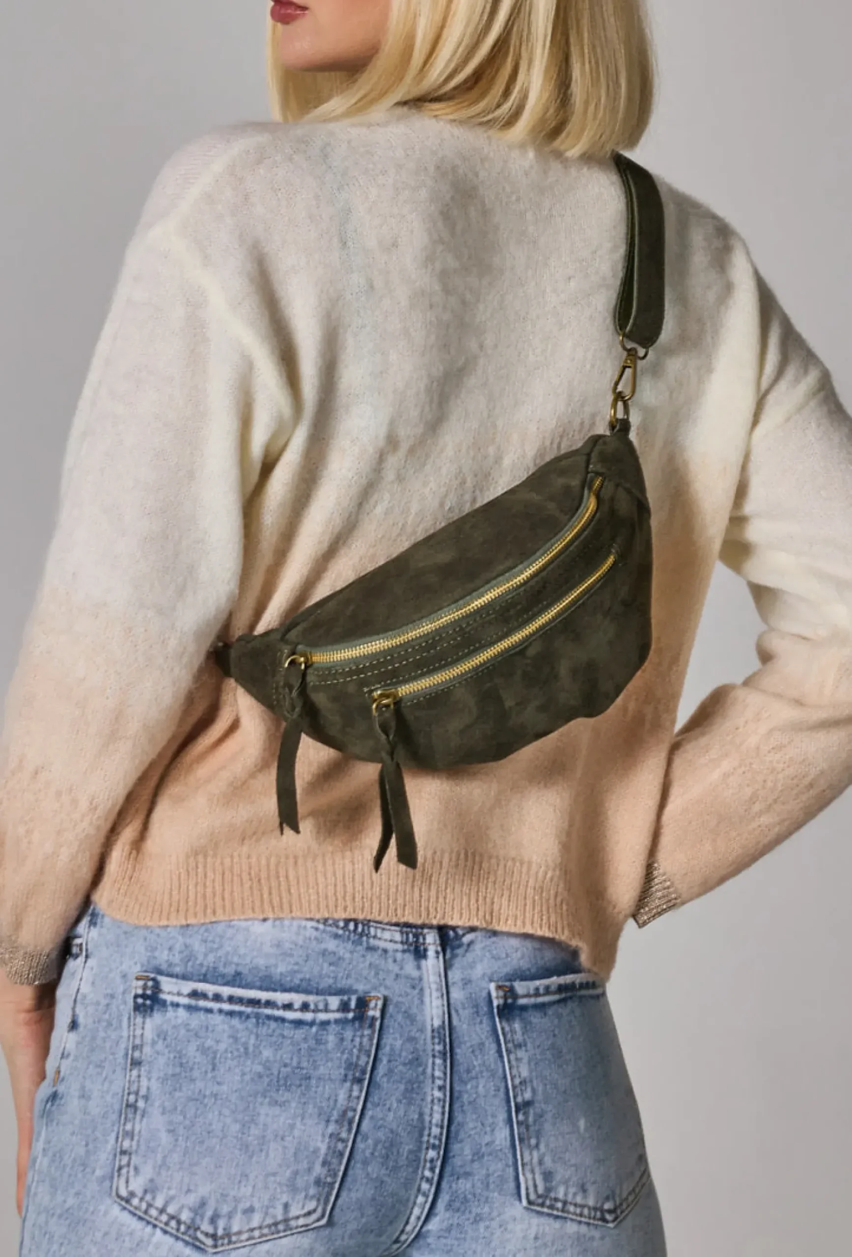 Online HippieChic Sac Banane Enola Noir