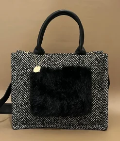 Discount HippieChic Sac Cabas Fourrure