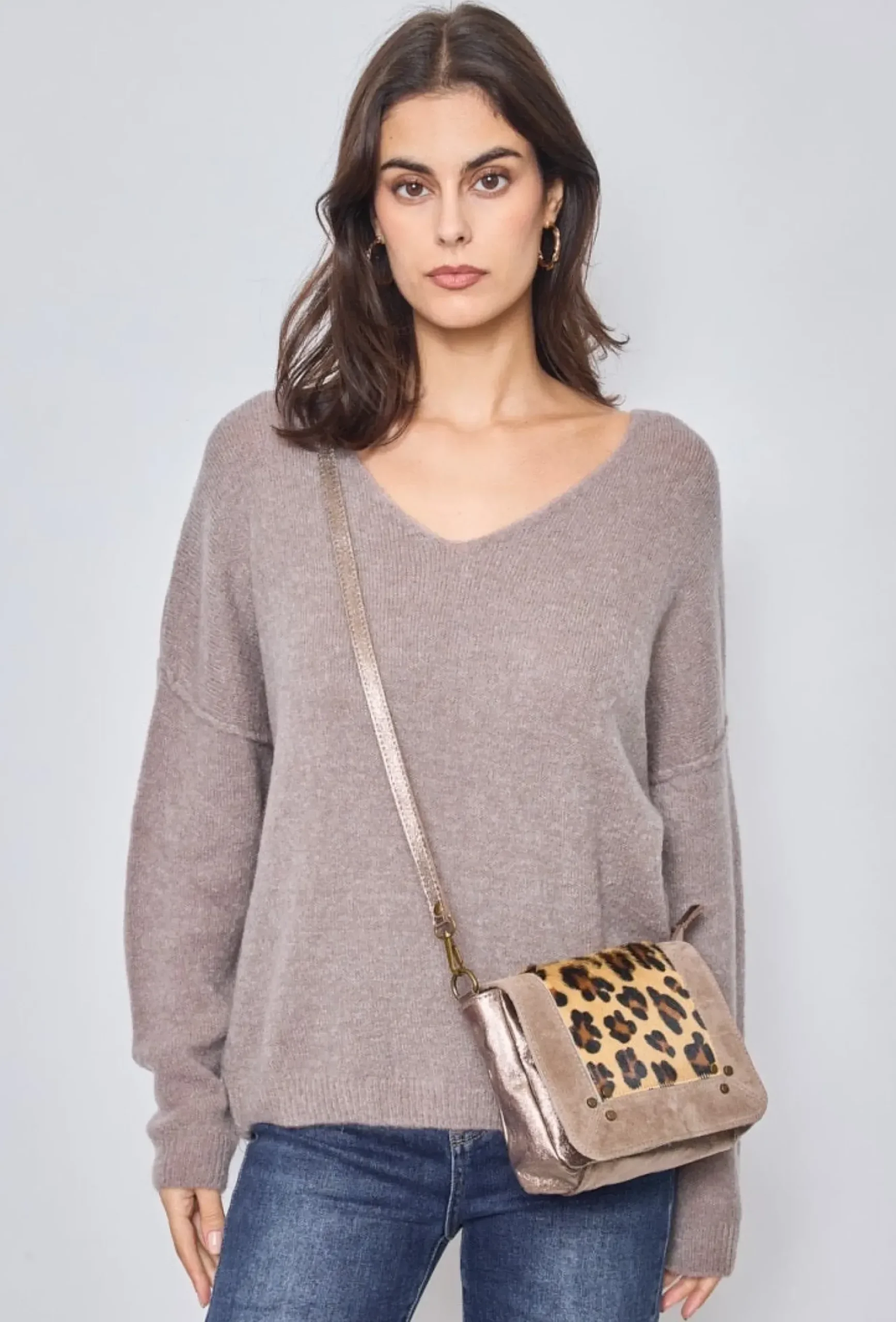 Flash Sale HippieChic Sac Empiècement Léopard