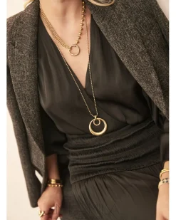 Fashion HippieChic Sautoir Anneau Doré