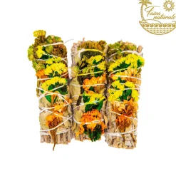 Fashion HippieChic Sinuata printanière et eucalyptus avec bouquets de sauge blanche