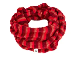 Shop HippieChic Snood de Fourrure Rayé