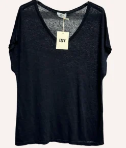 Discount HippieChic Tee-shirt 100% Lin BleuRoi