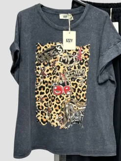 Shop HippieChic Tee-shirt Léo Cherry