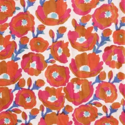 New HippieChic Étole Coquelicots OrangeClair