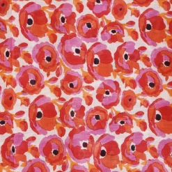 New HippieChic Étole Coquelicots OrangeClair