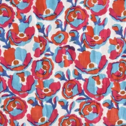 New HippieChic Étole Coquelicots OrangeClair