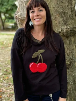 Hot HippieChic Top Cerise Col Lurex