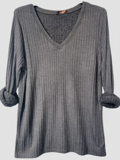 Hot HippieChic Top Côtelé Polaire