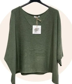 Sale HippieChic Top Parfait Col V Noir