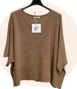 Sale HippieChic Top Parfait Col V Noir