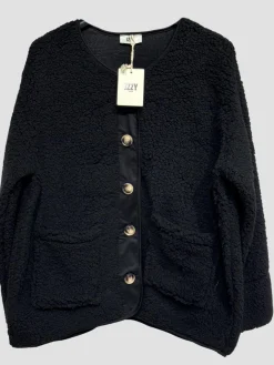 Online HippieChic Veste Bouclette Boutonné