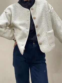 Cheap HippieChic Veste Bouclette Revers Léo