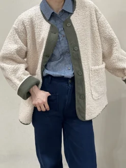 Hot HippieChic Veste Bouclette Unie