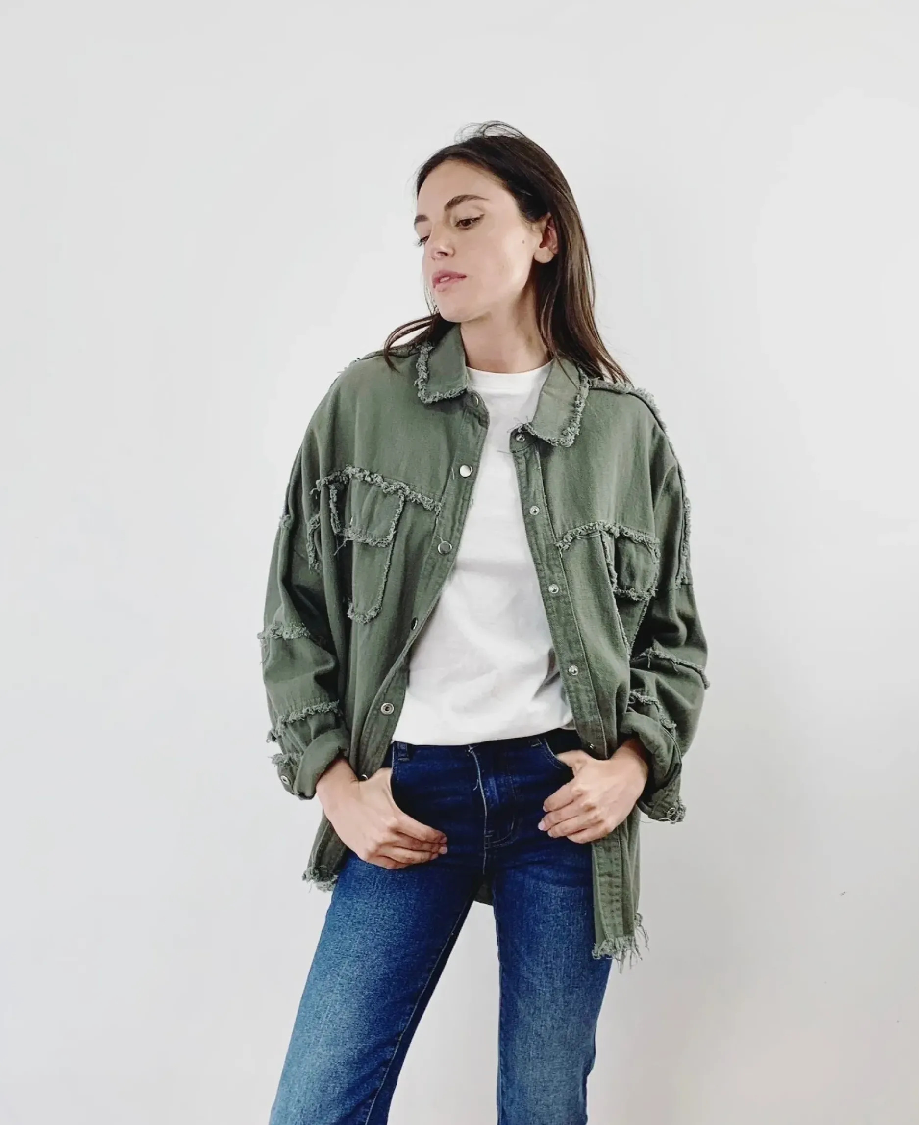 Discount HippieChic Veste Brodée Smile