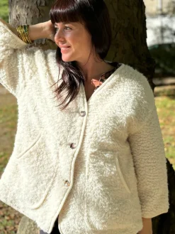 Best HippieChic Veste Courte Pilou