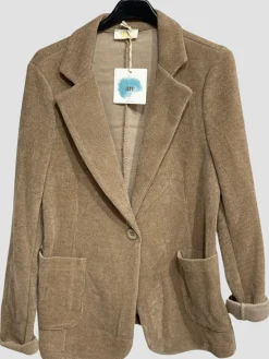 Best HippieChic veste en velours katell Marine