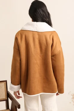 New HippieChic Veste Imitation Peau de Mouton